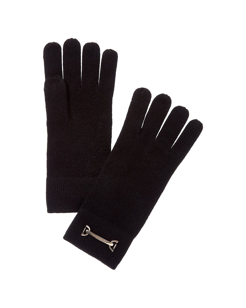 Bruno Magli Horsebit Knit Cashmere Gloves In Multi