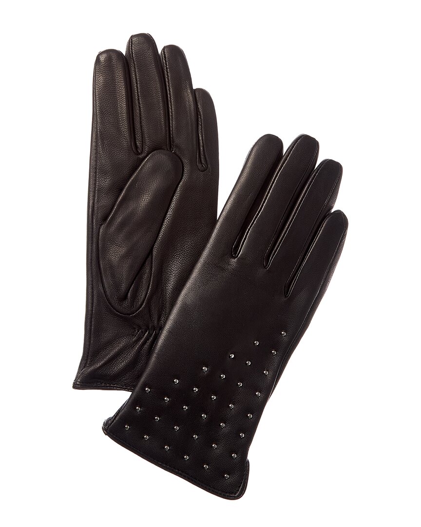 Bruno Magli Cashmere-lined Leather Gloves In Multi