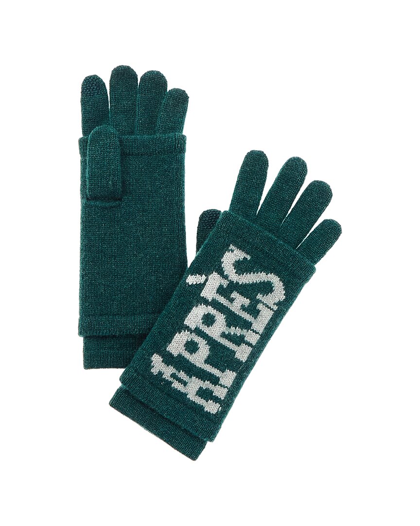 Shop Hannah Rose Apres 3-in-1 Cashmere Gloves In Grey