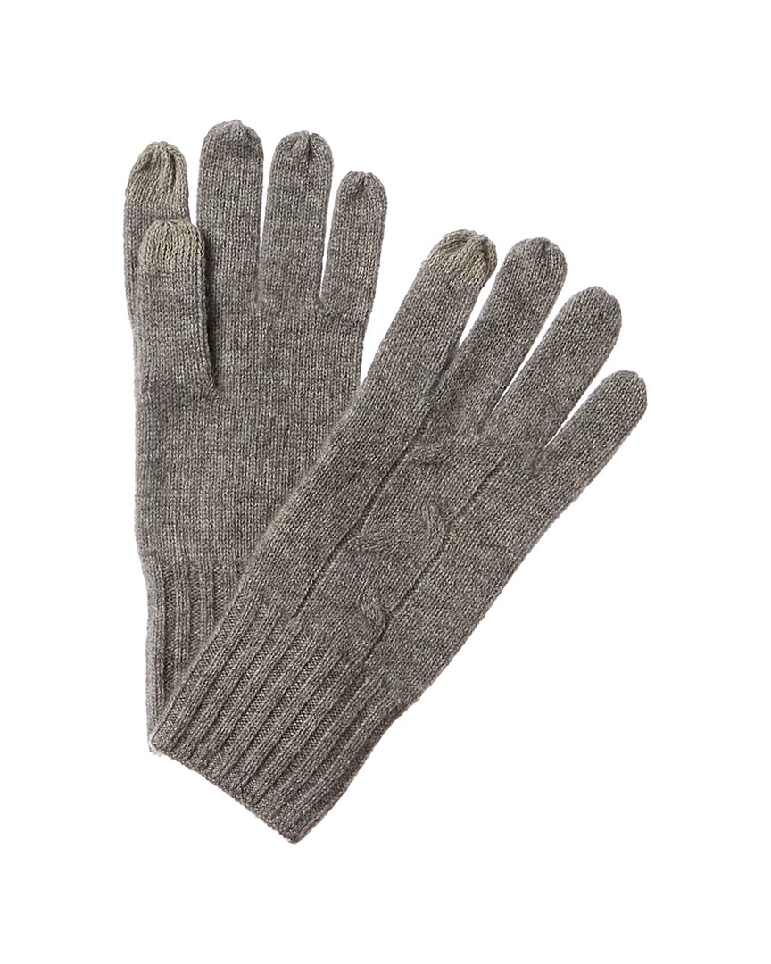 Amicale Cashmere Gloves In Grey