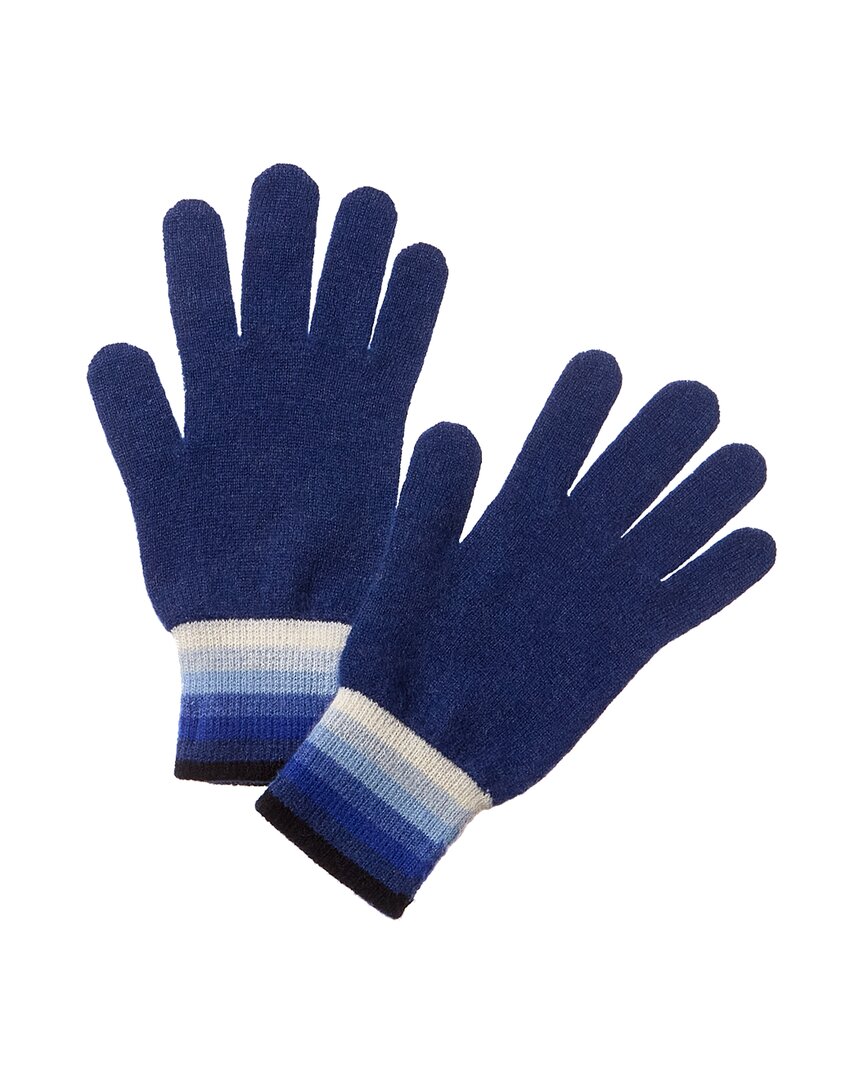 Shop Scott & Scott London Gradient Stripe Cashmere Gloves