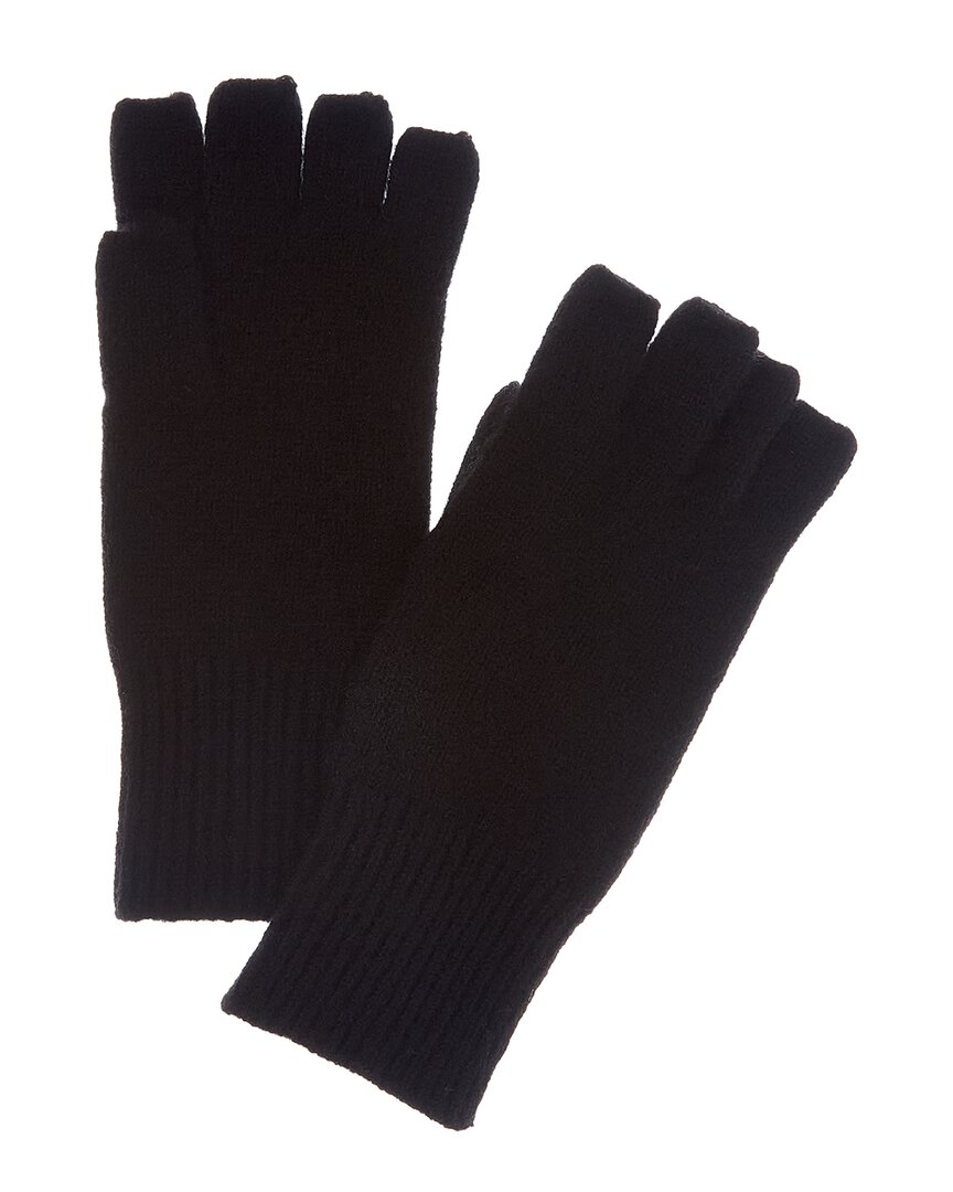 Phenix Cashmere Fingerless Gloves In Black
