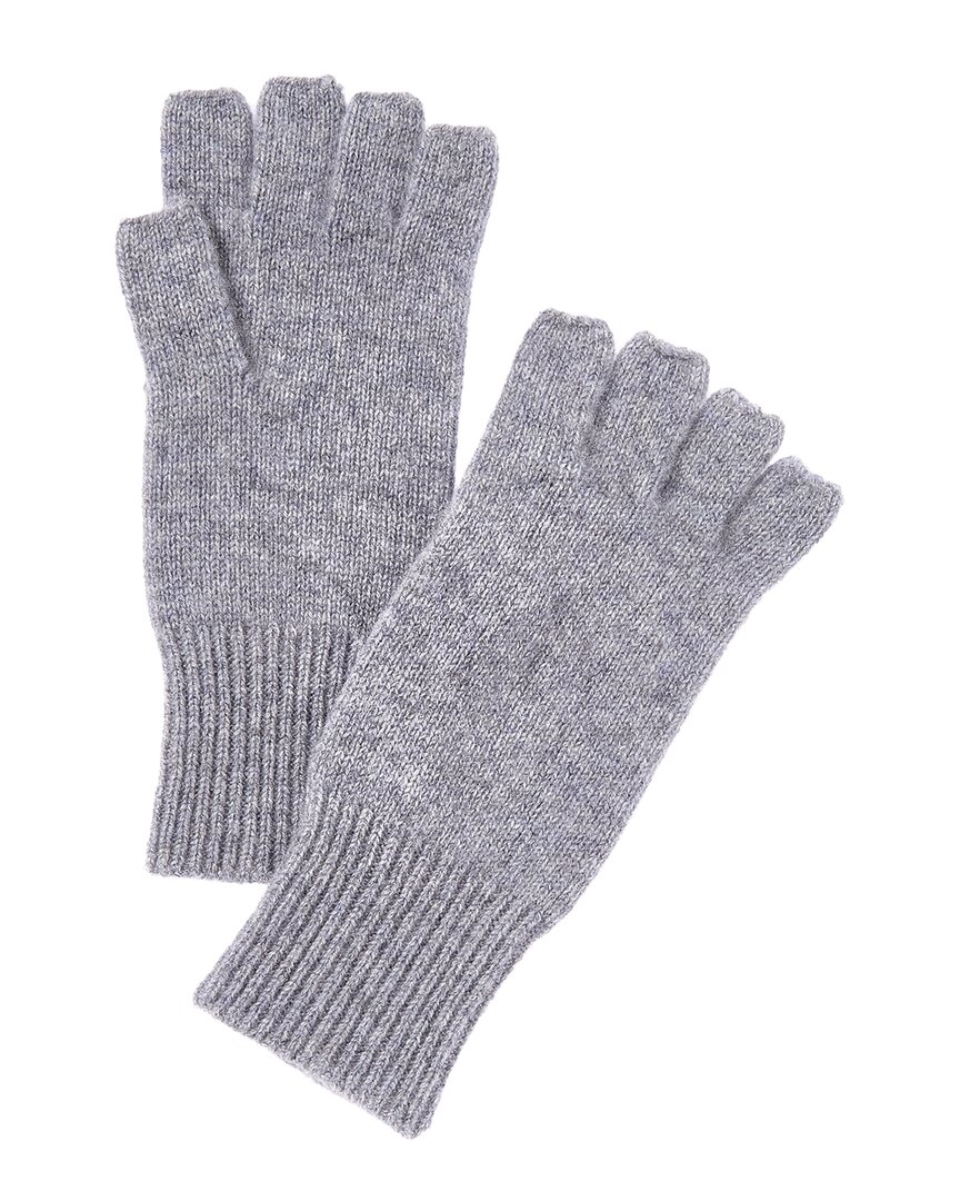 Phenix Cashmere Fingerless Gloves In Grey