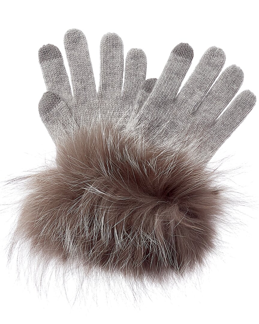Shop Sofiacashmere Tech Cashmere Gloves