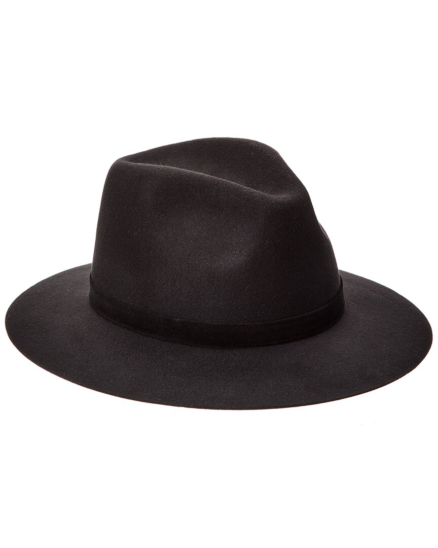 PHENIX PHENIX FELT SHORT BRIM SUEDE-TRIM FEDORA