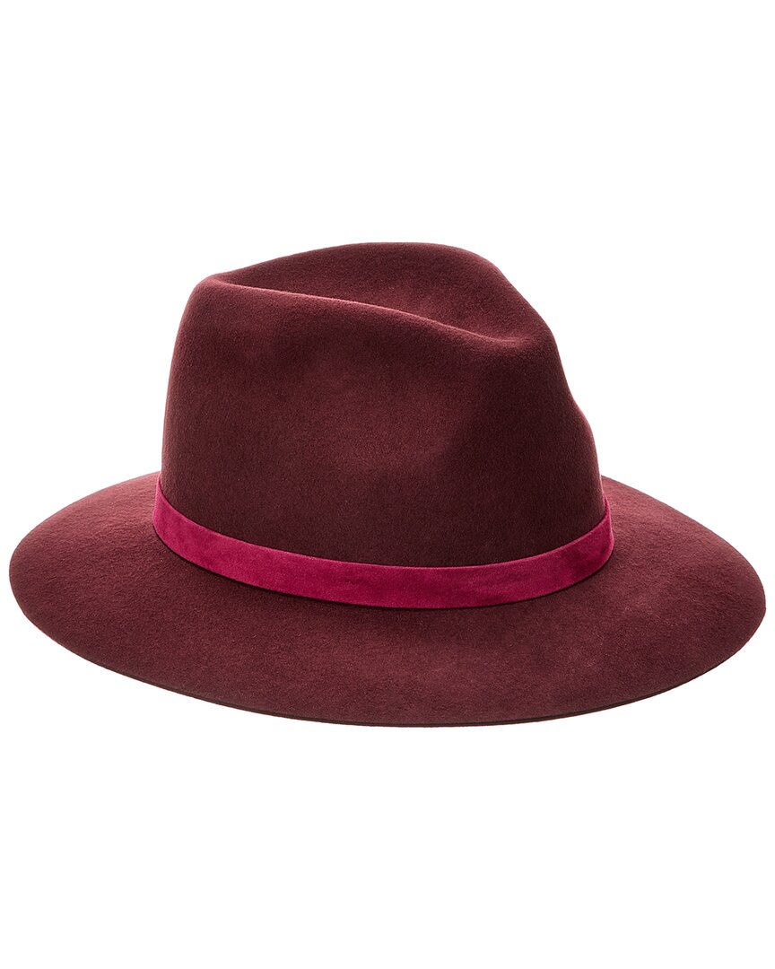 Phenix Felt Short Brim Suede-trim Fedora
