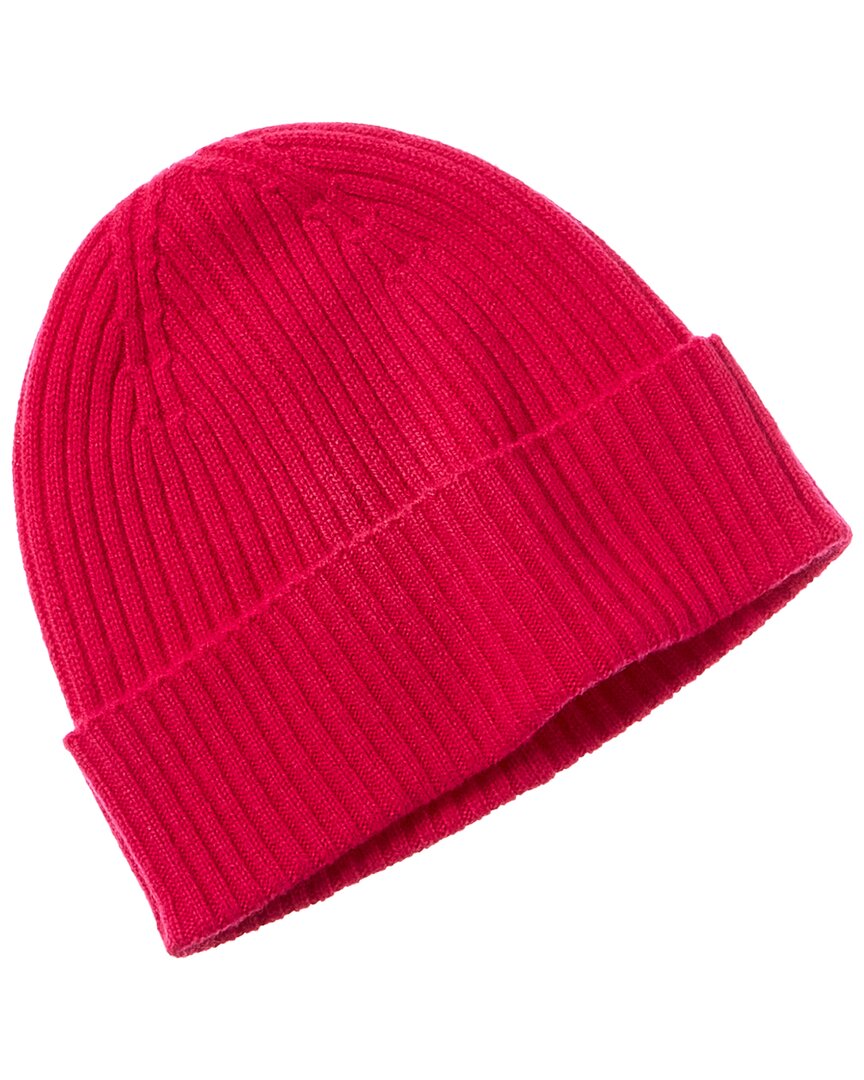 PHENIX PHENIX 2X2 RIBBED CUFFED CASHMERE BEANIE 