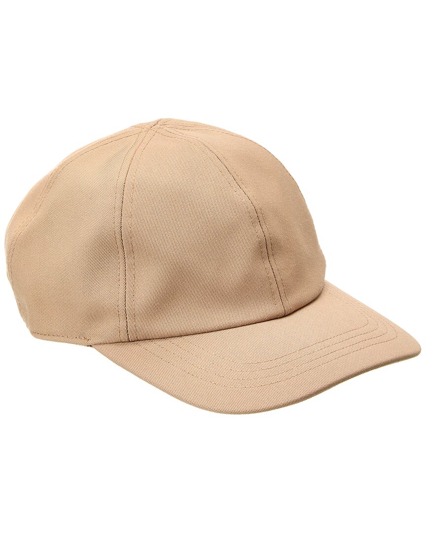 Totême Toteme Logo Plaque Cotton Baseball Hat In Neutral