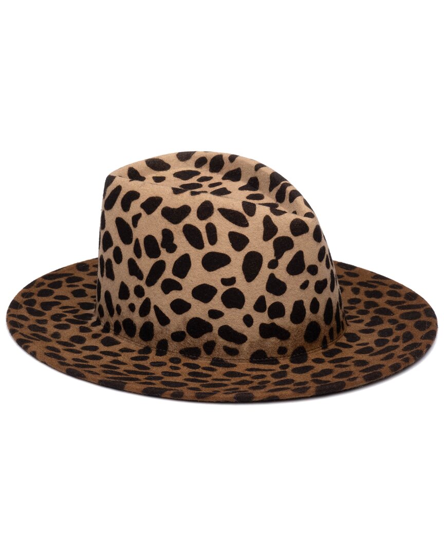 Eugenia Kim Blaine Leopard Wool Fedora