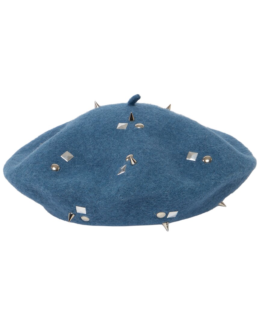 San Diego Hat Company Last Night Wool-blend Beret In Blue