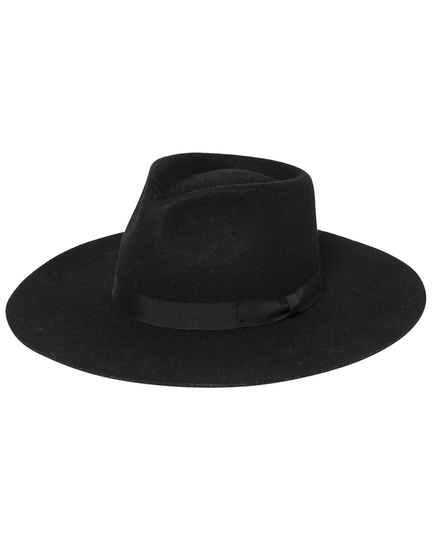 San Diego Hat Company Julian Wool Fedora In Black