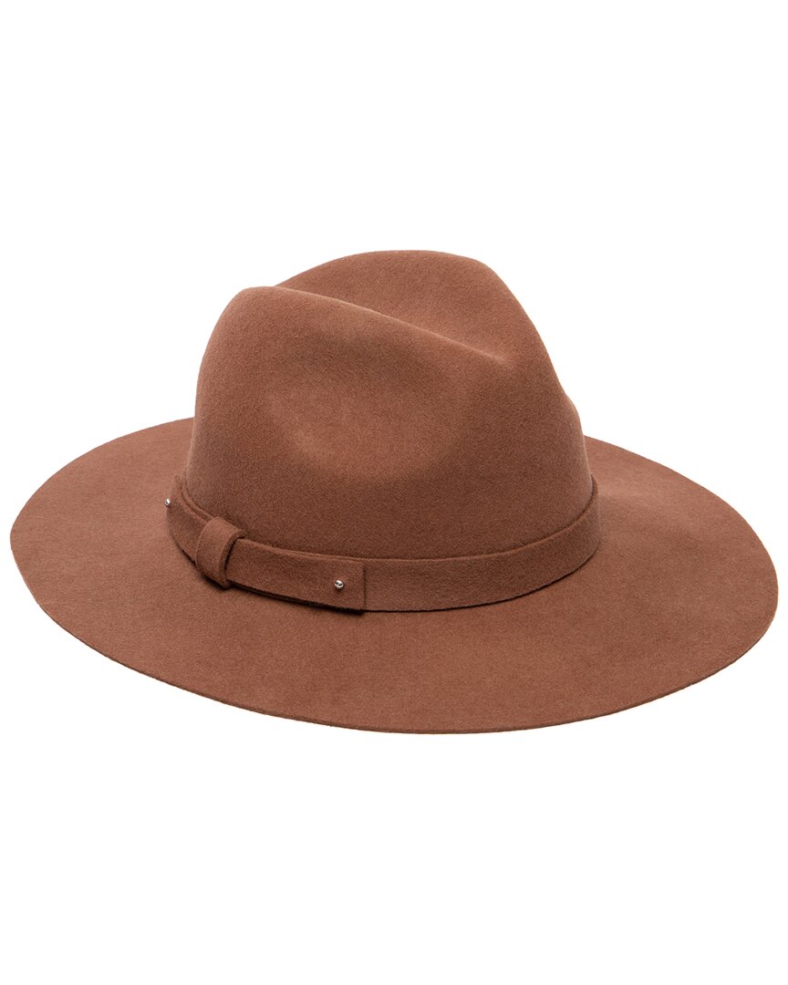 San Diego Hat Company Beyond Prairie Wool Fedora In White