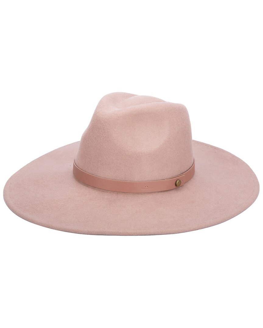 San Diego Hat Company Drue Wool Fedora In Beige