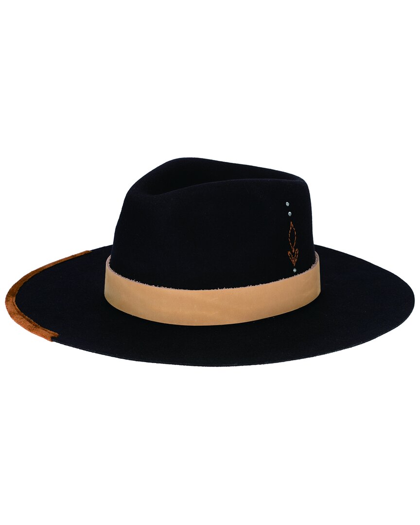 San Diego Hat Company Music City Wool Fedora In Black