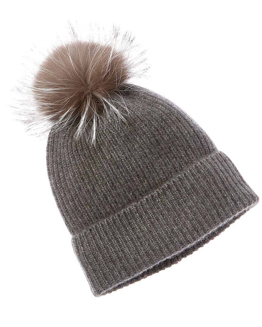 Amicale Cashmere Chunky Rib Cashmere Hat