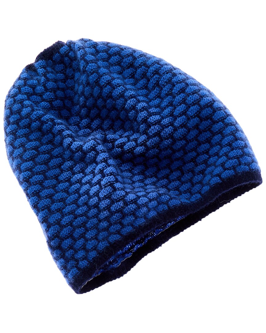 Portolano Cashmere Hat In Blue