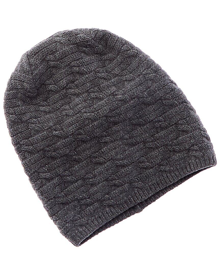 Shop Portolano Cashmere Hat In Grey