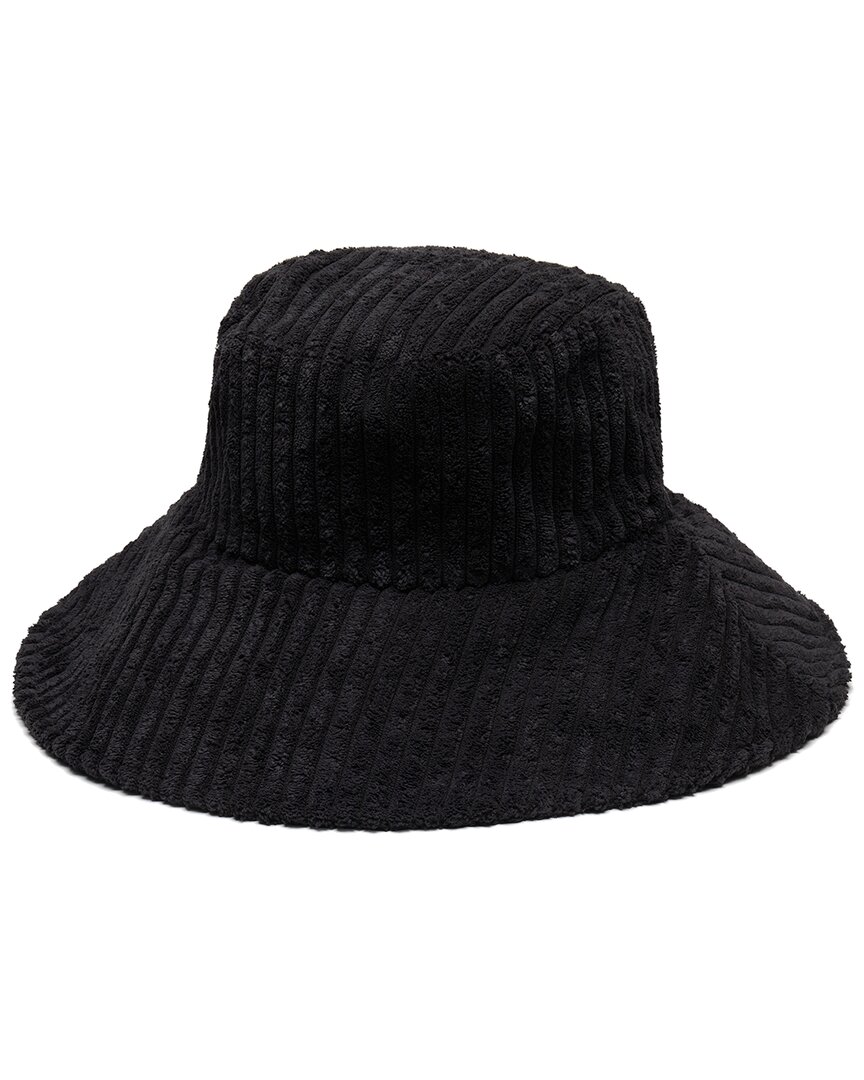 Wyeth Jessie Ribbed Corduroy Bucket Hat In Black
