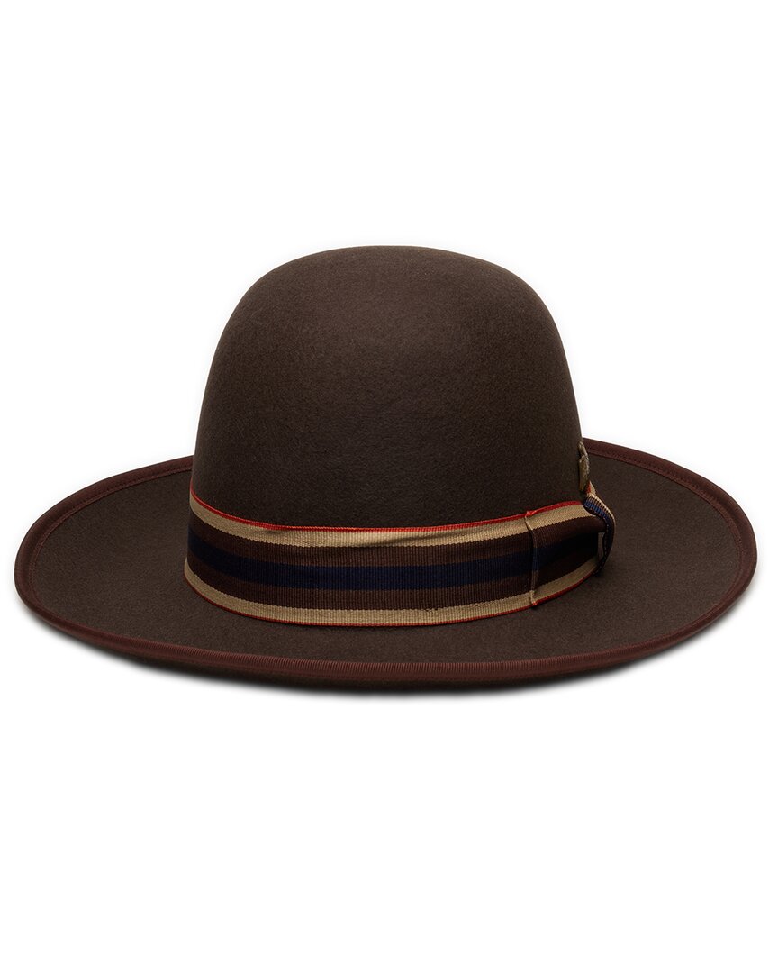 Wyeth Flynn Wool Bowler In Brown