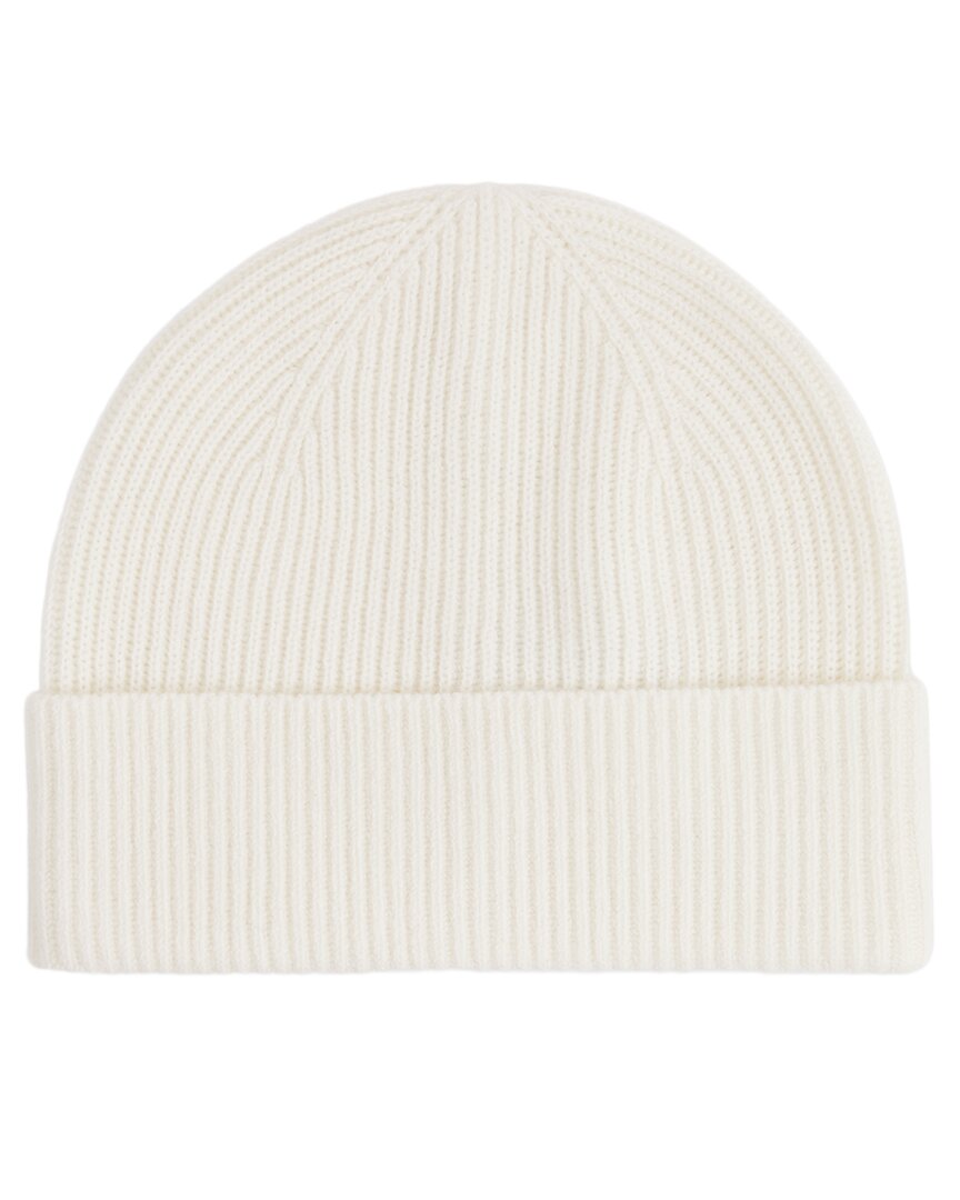 REISS REISS CHAISE MERINO WOOL RIBBED BEANIE HAT