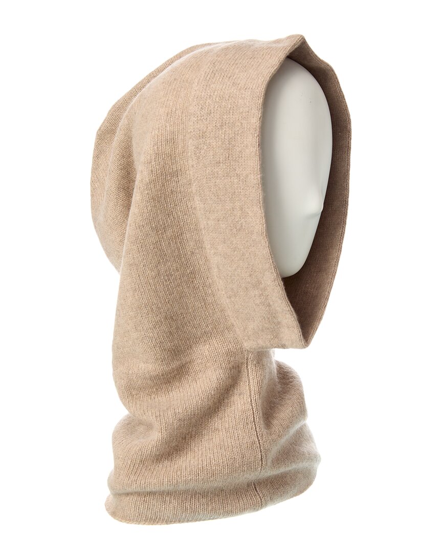 Portolano Cashmere Hood In Brown