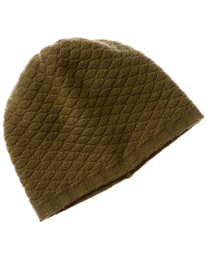 Shop Portolano Cashmere Hat In Green