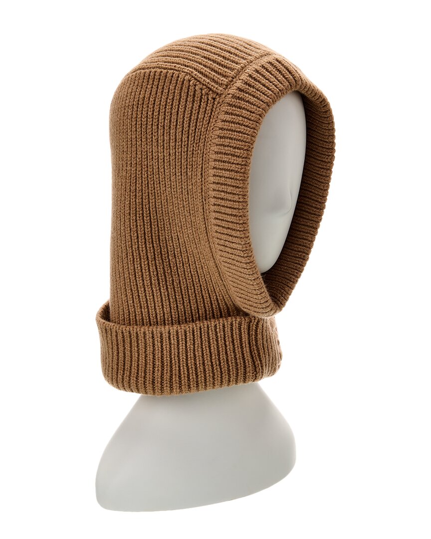 Fendi Ff Balaclava In Beige