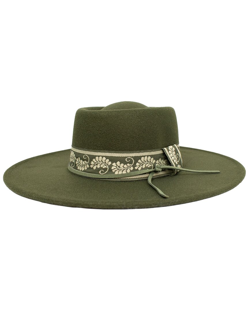 MARCUS ADLER MARCUS ADLER STRUCTURED FELT WOOL-BLEND HAT