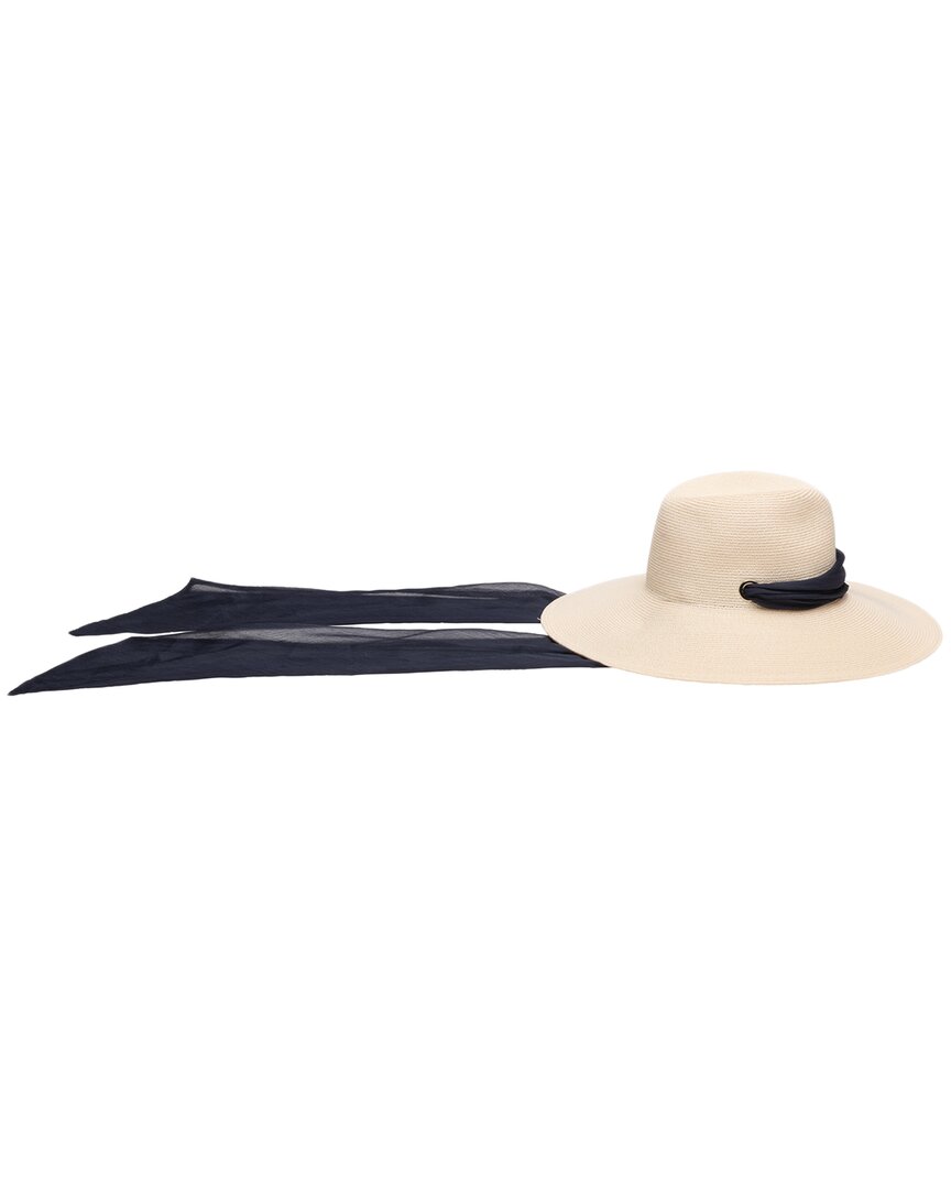 Eugenia Kim Cassidy Packable Wide-brim Fedora In White