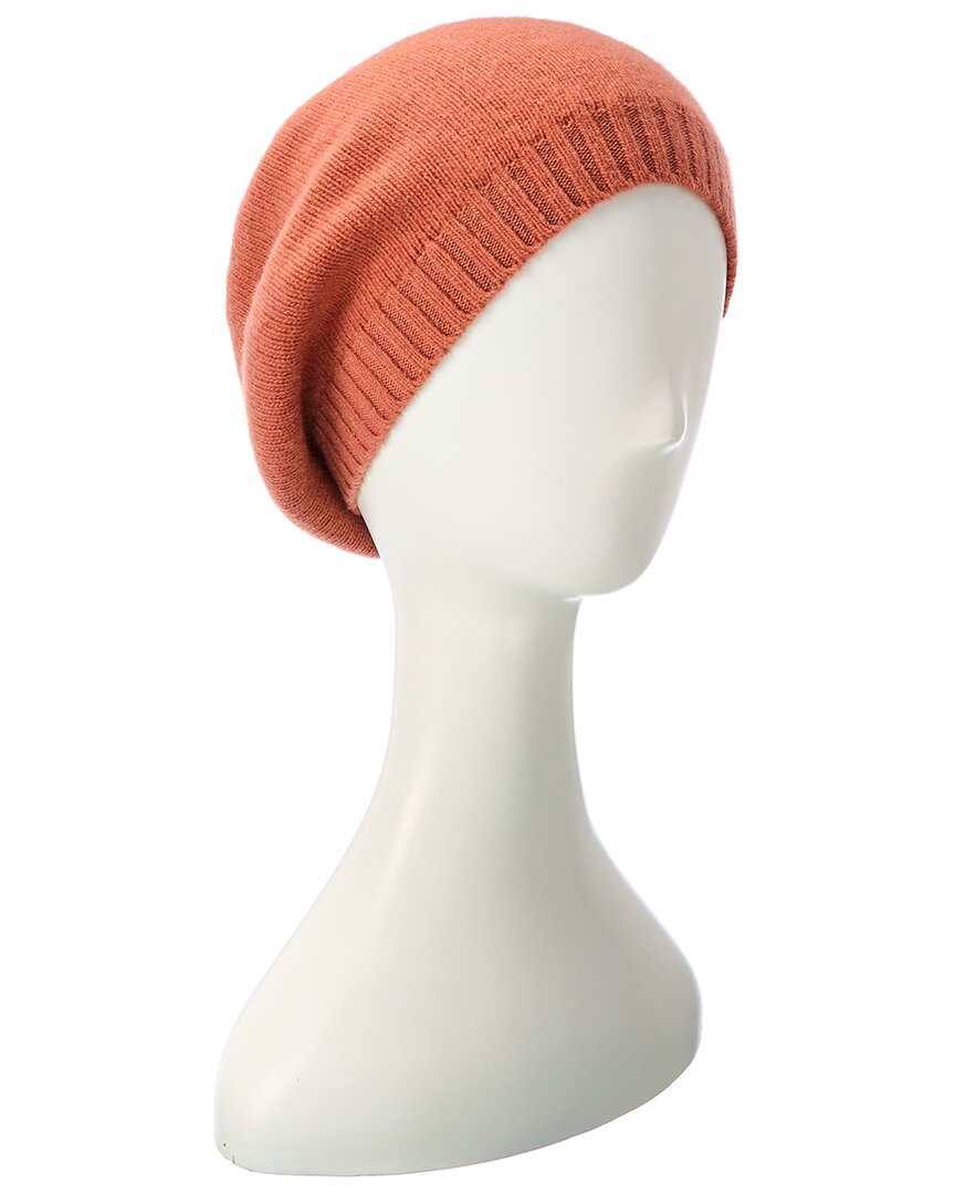 Portolano Cashmere Beret In Pink