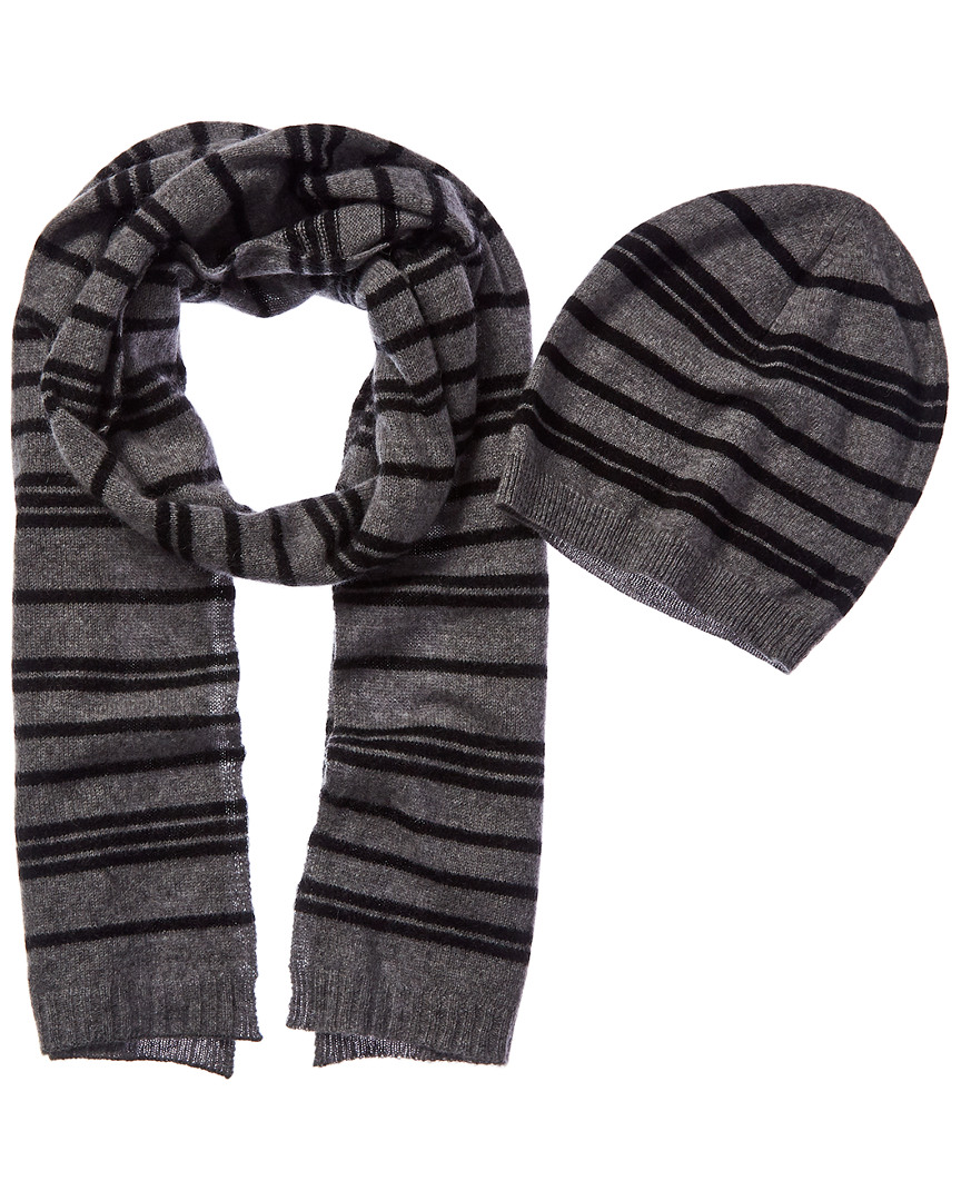 mens cashmere hat and scarf set