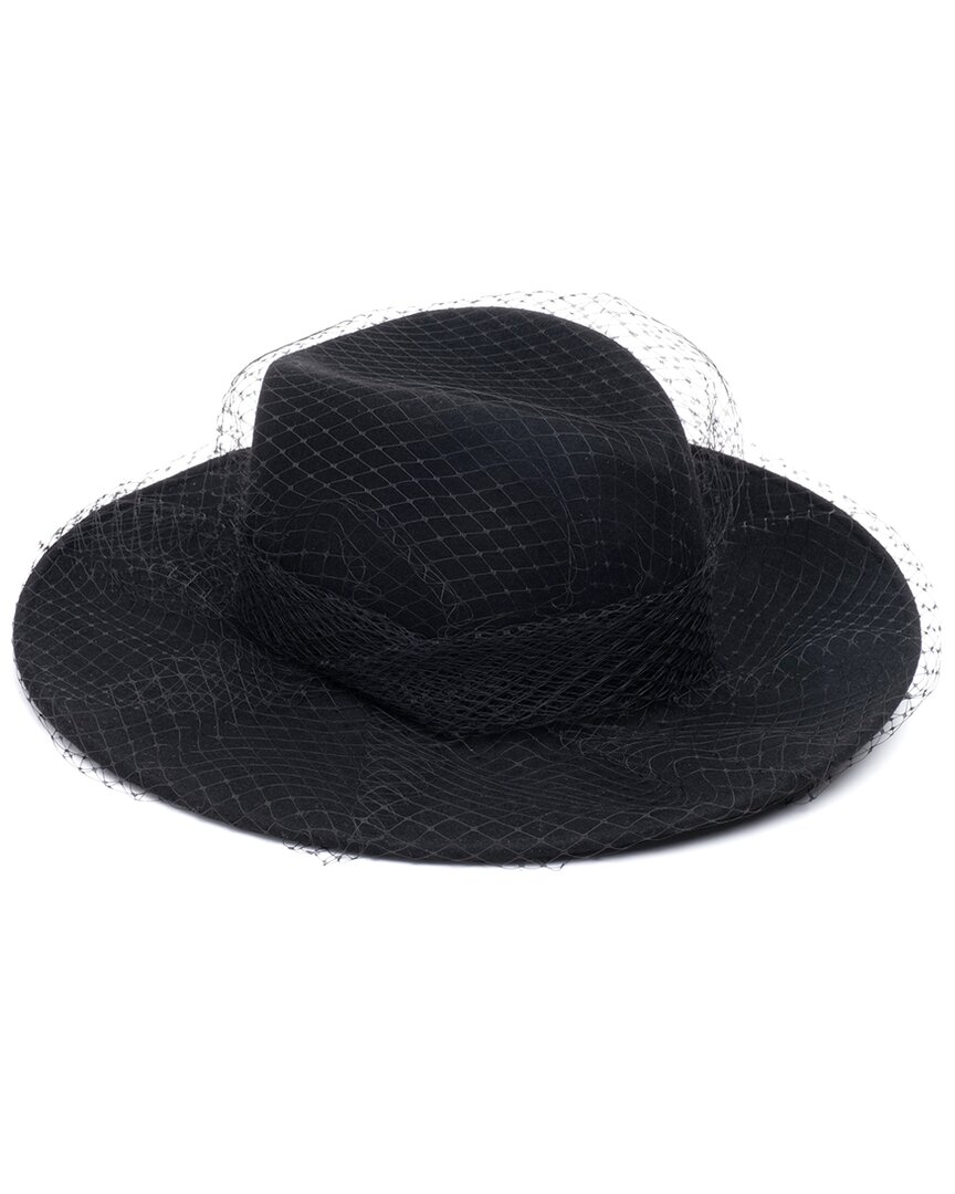 Eugenia Kim Dita Wool Fashion Hat In Black