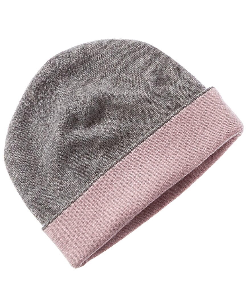 Shop Forte Cashmere Reversible Cashmere Hat In Pink