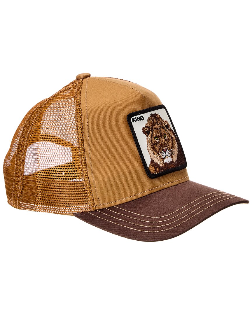 Goorin Bros The King Lion Trucker Hat In Brown