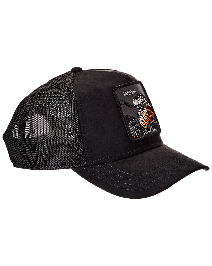 Goorin Bros The Suede Mamba Trucker Hat In Black