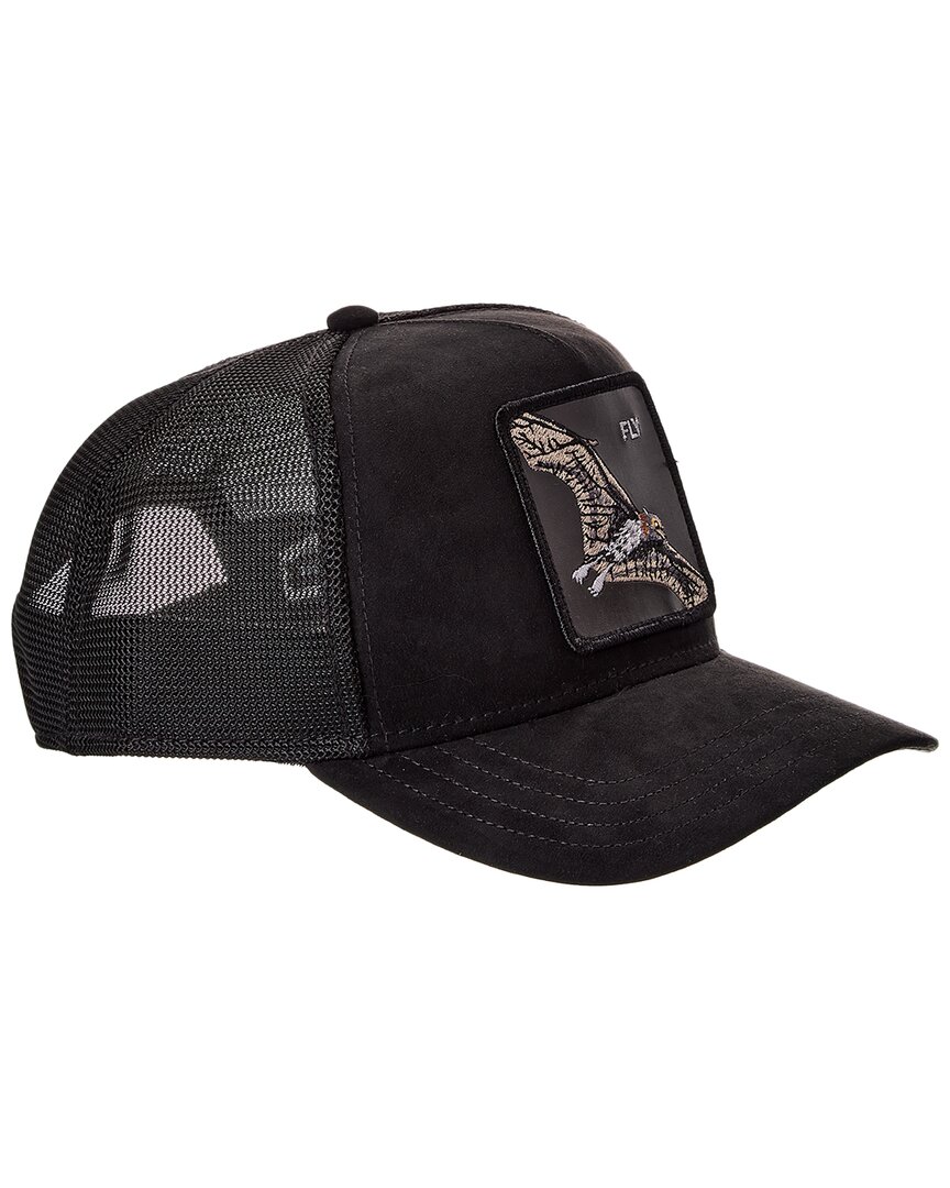 Goorin Bros The Suede Bat Trucker Hat In Black