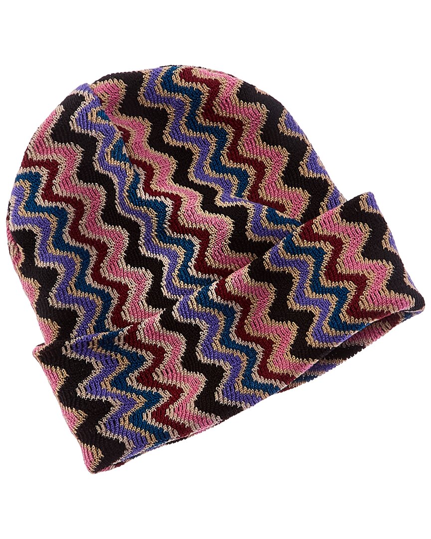 Missoni Wool-blend Beanie In Multi