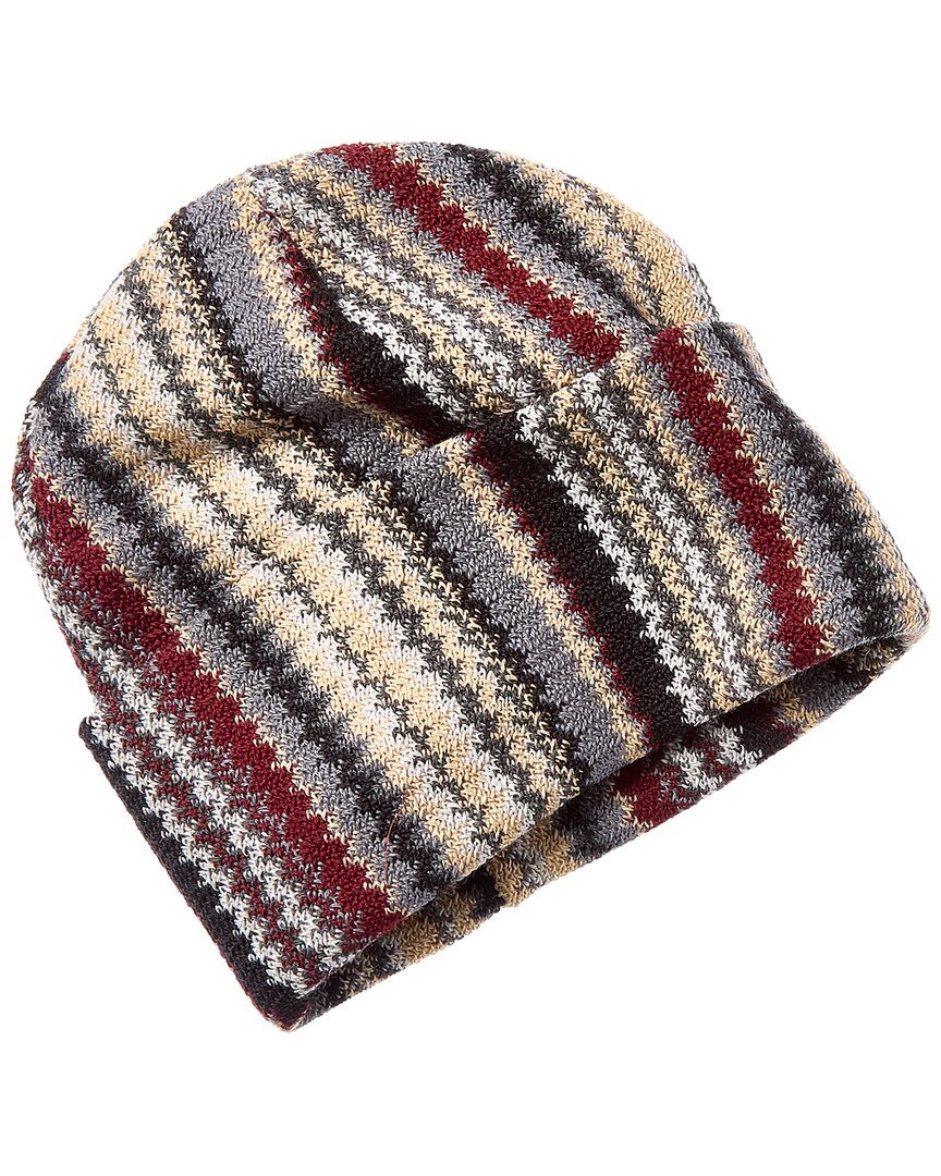 Missoni Wool-blend Beanie In Multi