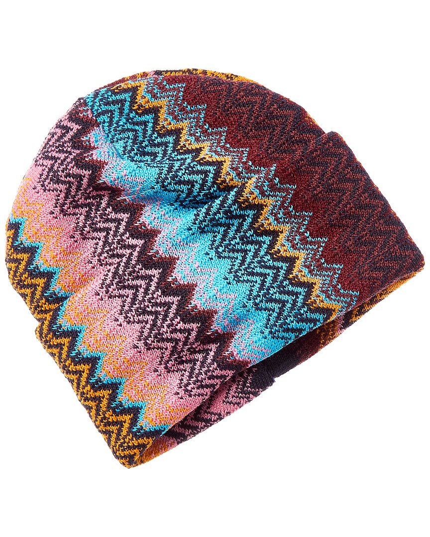 Missoni Wool-blend Beanie In Multi