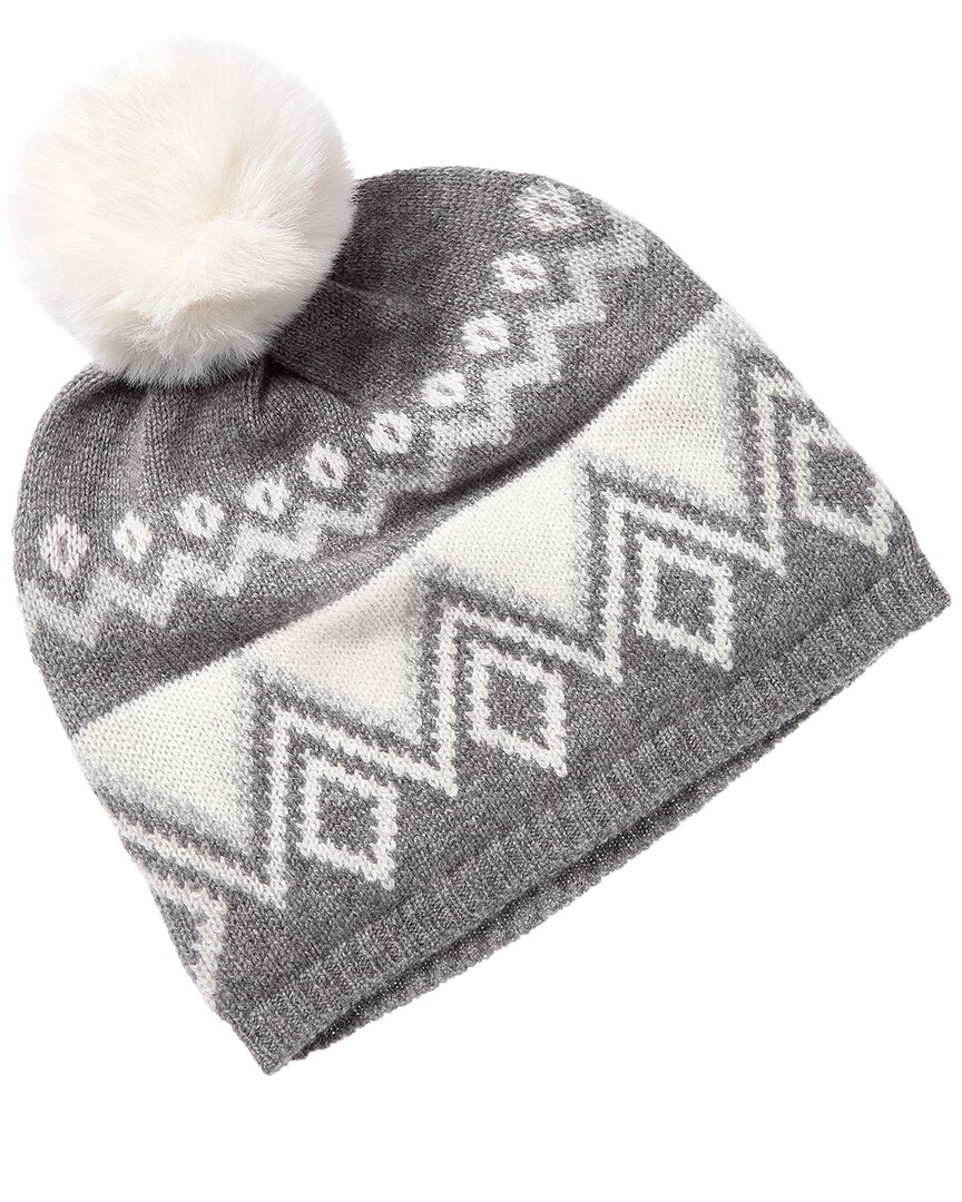 Hannah Rose Fairisle Cashmere Hat