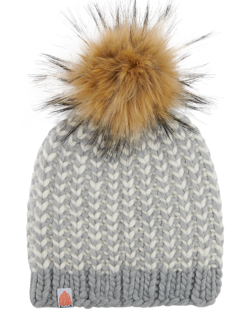 Sht That I Knit Sh*t That I Knit The Foster Wool Beanie In Gray