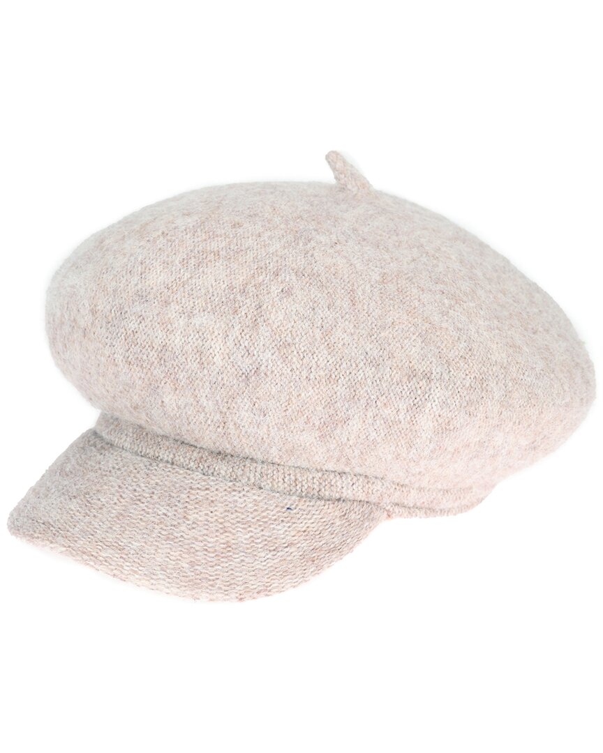 San Diego Hat Company Early Fog Baker Boy Hat In Neutral