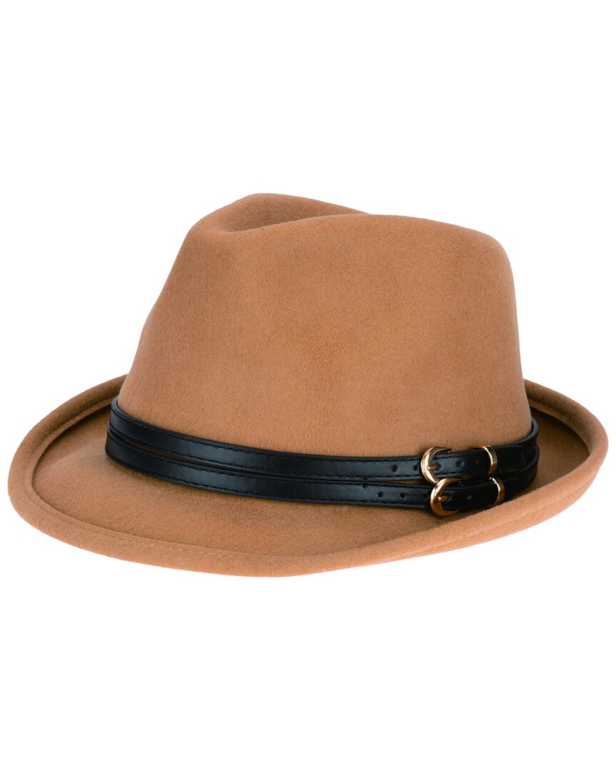 San Diego Hat Company New Indie Wool Fedora In Brown