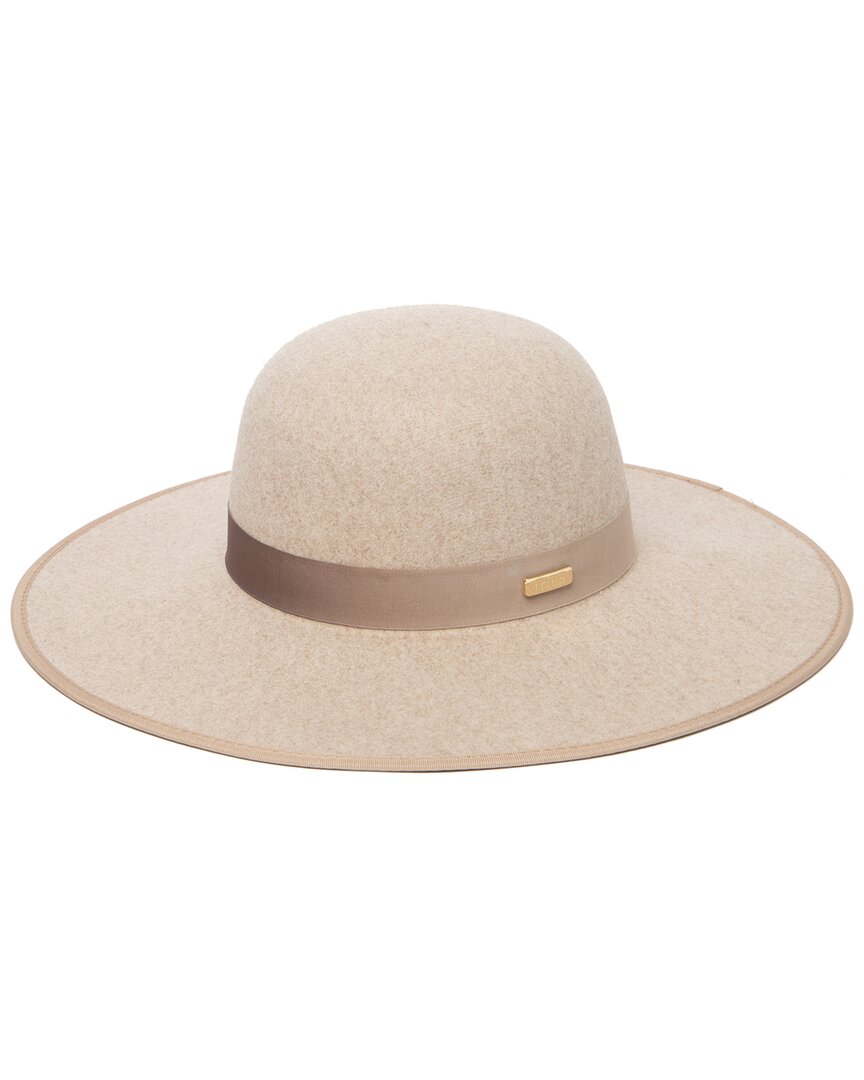 Trina Turk Round Crown Hat In Neutral