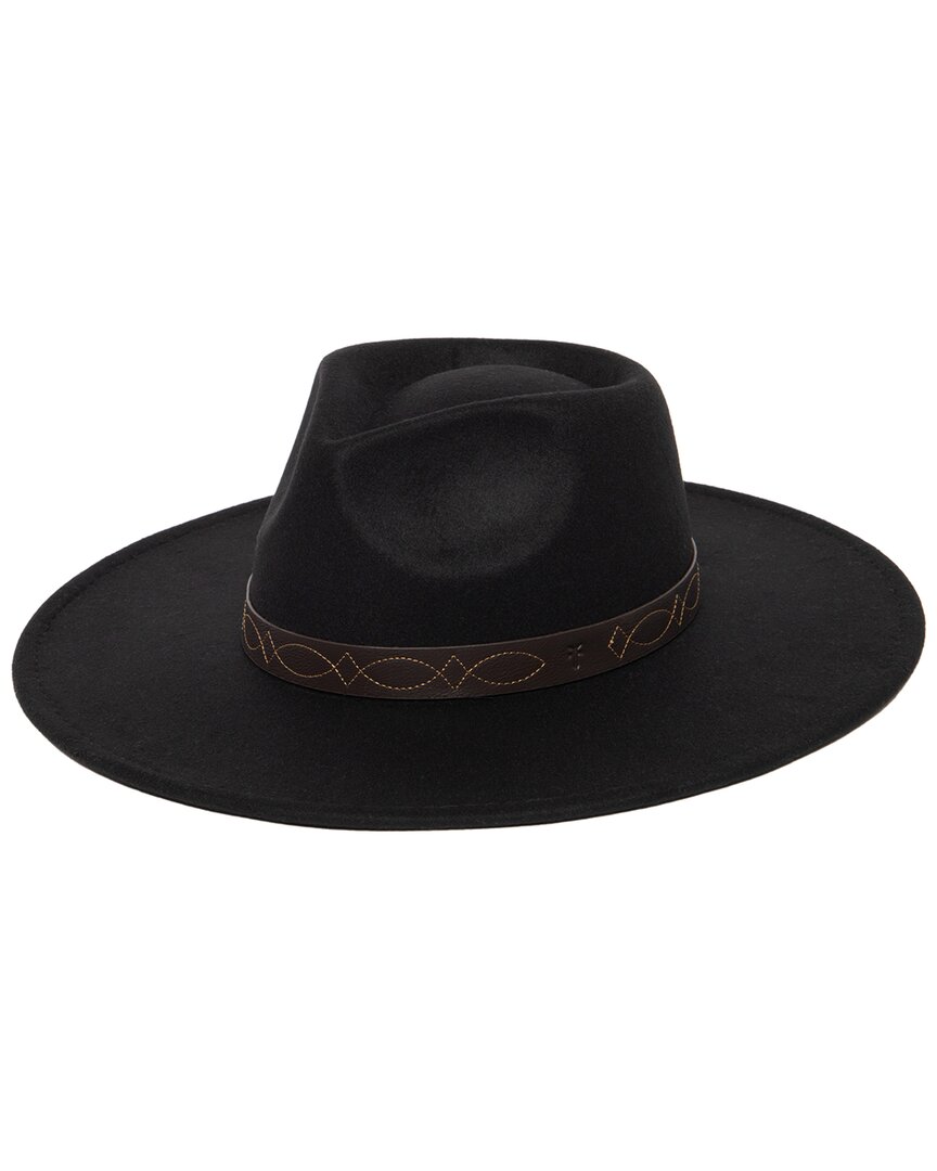 Frye Pinch Crown Fedora In Black