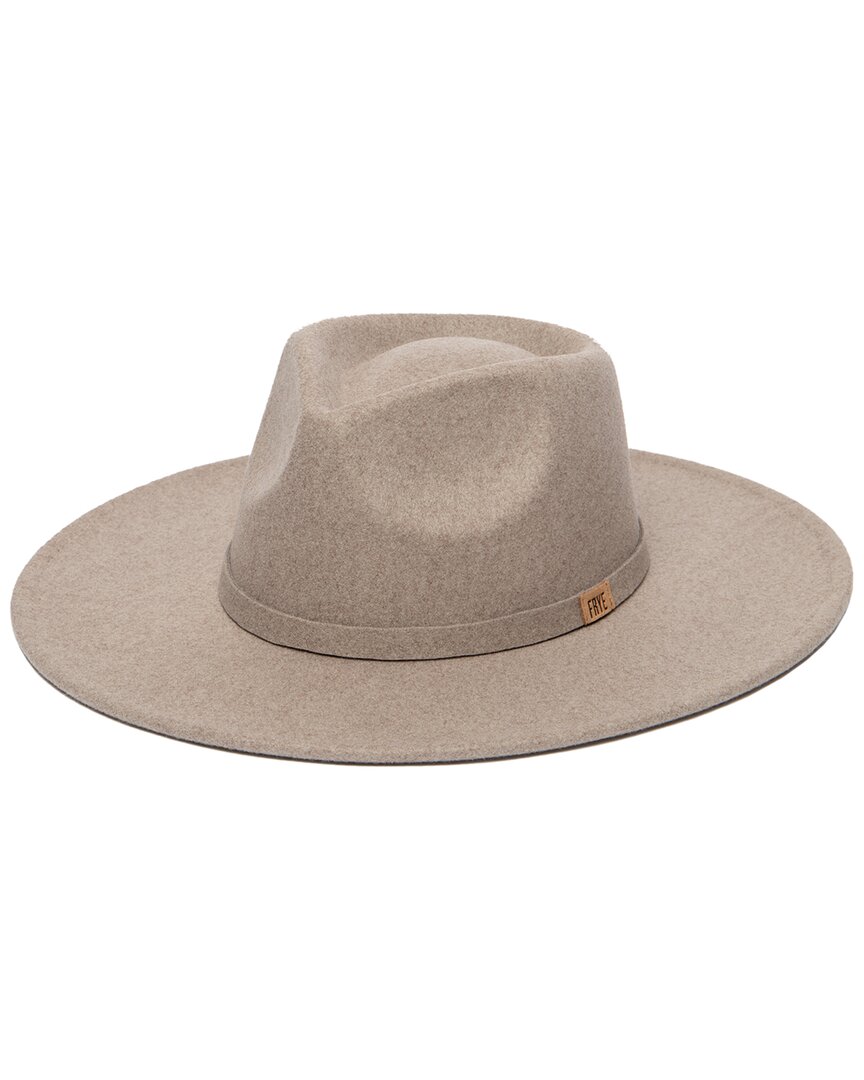 Frye Stiff Brim Fedora In Gray