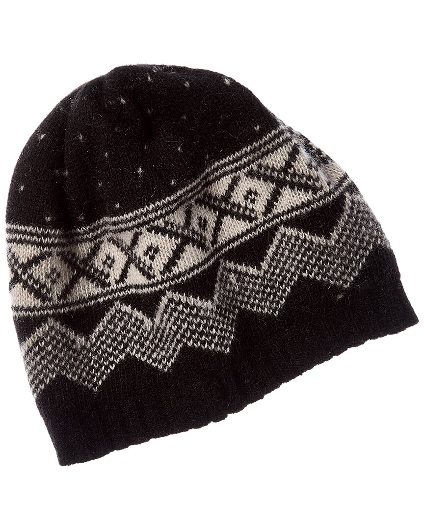 Portolano Nordic Design Cashmere Beanie In Black