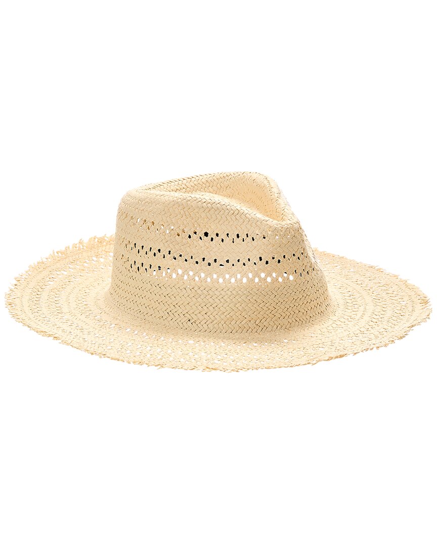 Rag & Bone Elle Perf Fedora In Neutral