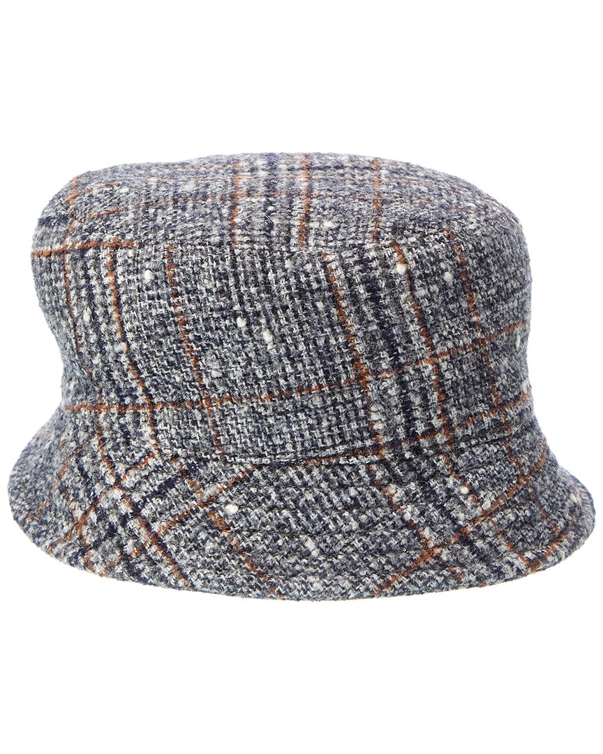 Brunello Cucinelli Wool & Alpaca-blend Bucket Hat In Brown