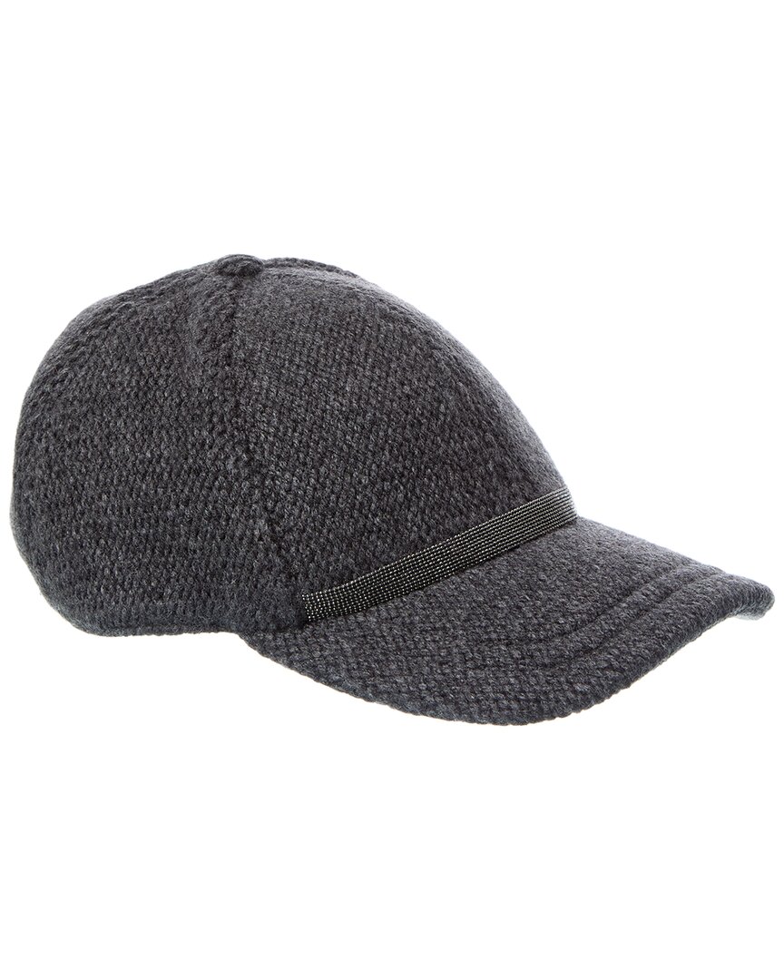 Brunello Cucinelli Cashmere Hat In Brown